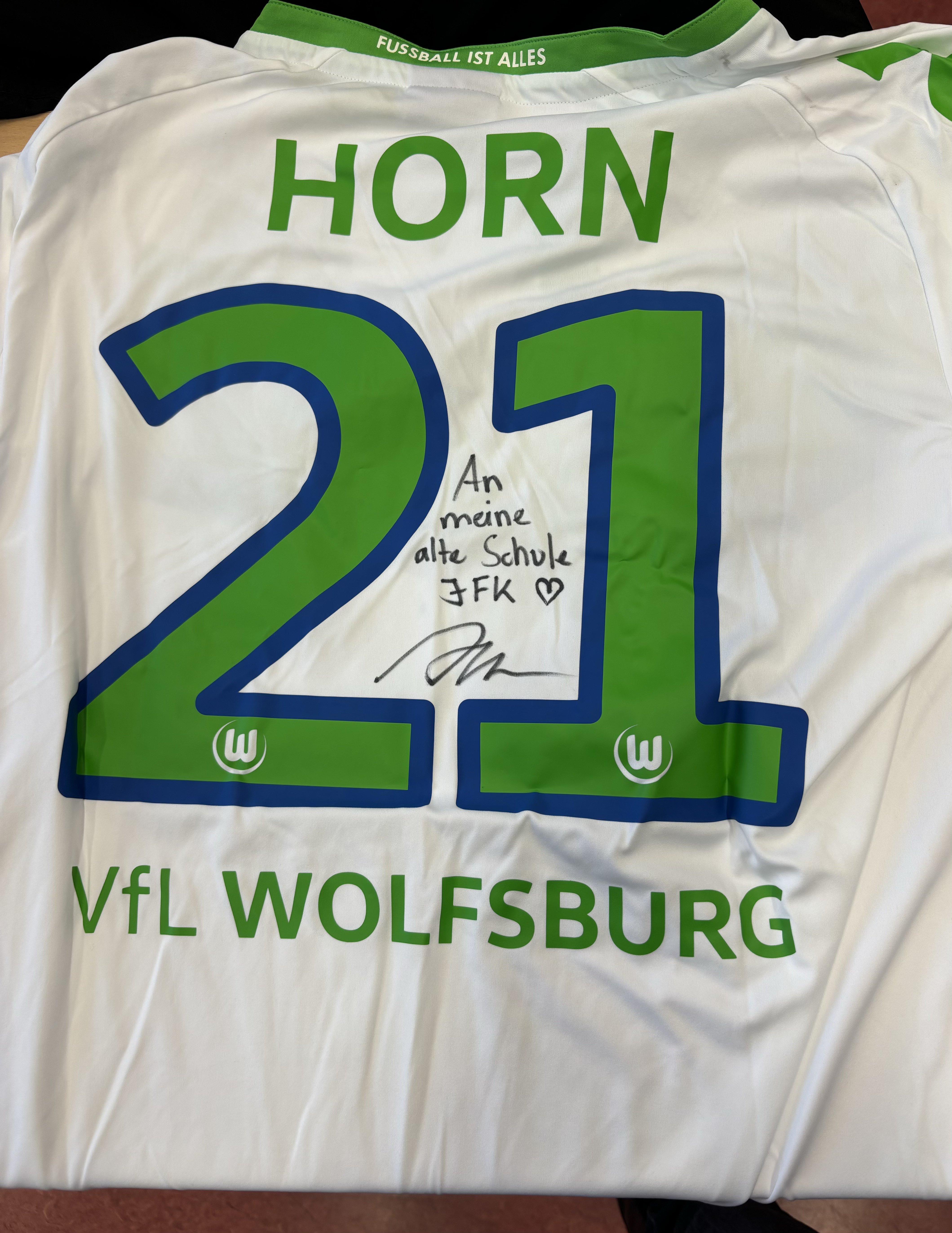 Das Trikot von Jannes Horn